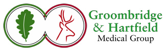 Groombridge and Hartfield Medical Group logo and homepage link